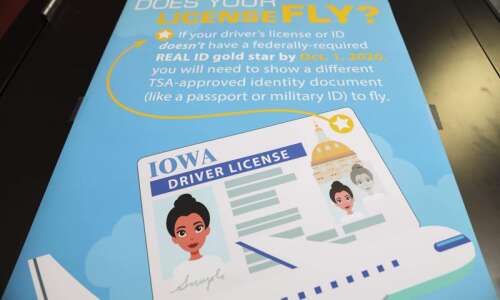 Year before deadline, 2 in 5 Iowans haven’t updated IDs