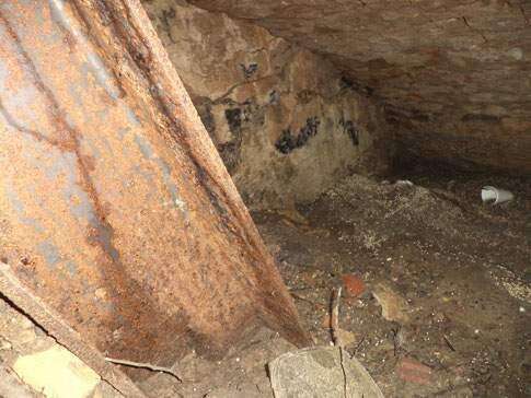 Underground 'sinkhole' discovered near I-380 likely 150 year old beer caves