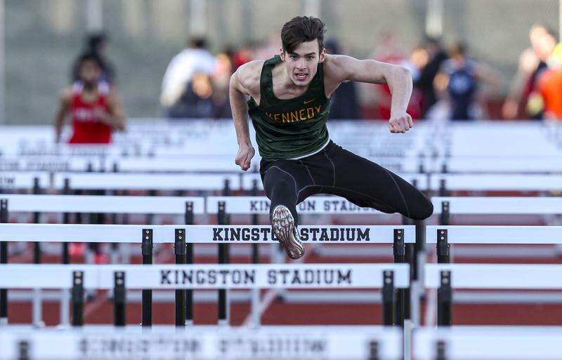 Cedar Rapids Kennedy Cougars vault to the top of the Iowa track charts