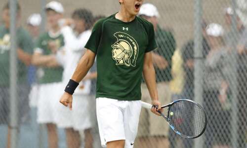 Iowa City West boys’ tennis sweeps 2A state singles and…