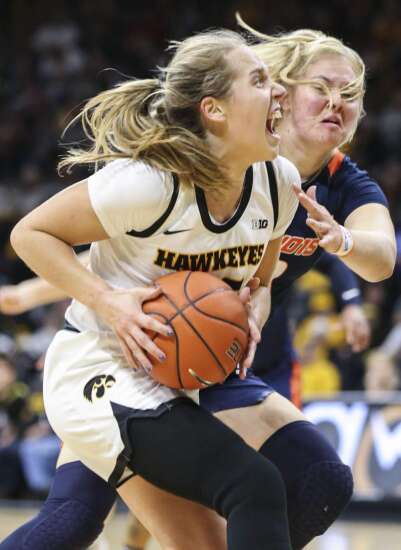 Photos: Iowa women's basketball vs. Illinois