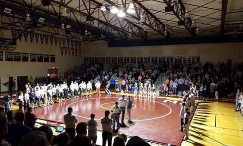 Wrestling rivals come together to honor and support