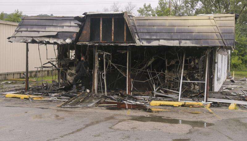 Monday morning fire destroys Duchess Cleaners