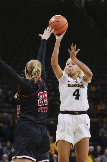 Iowa just misses scoring record in win over Northern Illinois