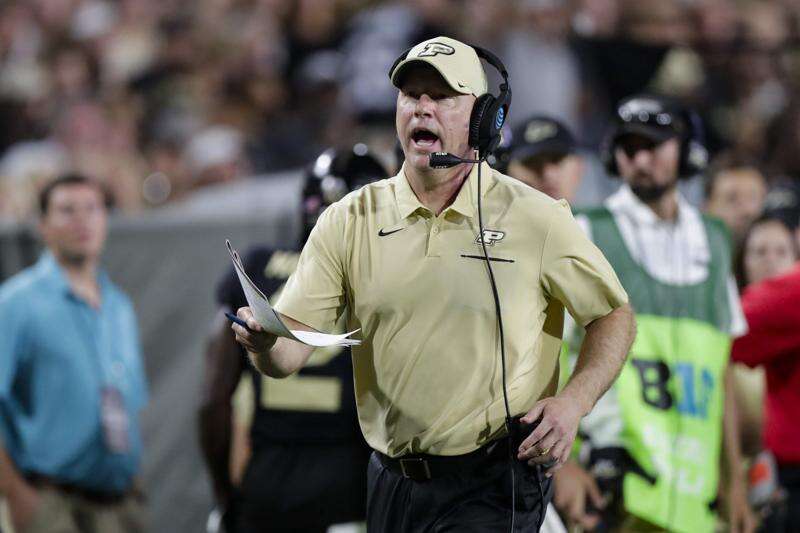 Purdue football coach Jeff Brohm out for game against Iowa after testing positive for COVID-19