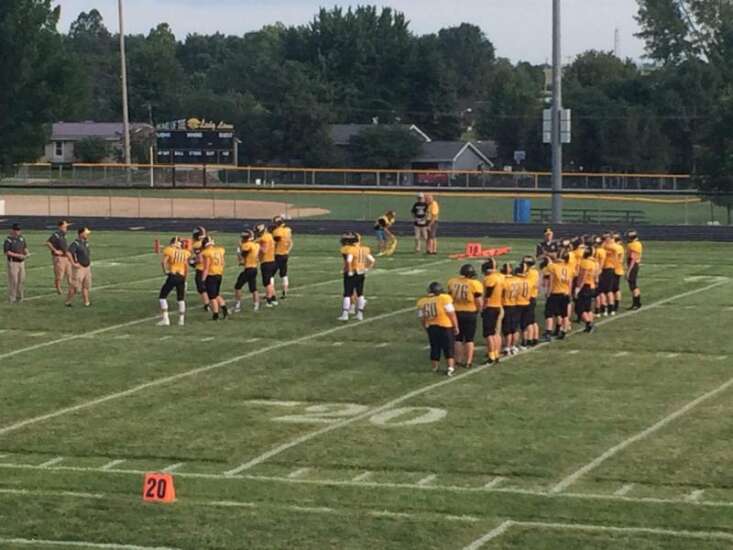 Lone Tree handles Central City in 8-player football debut