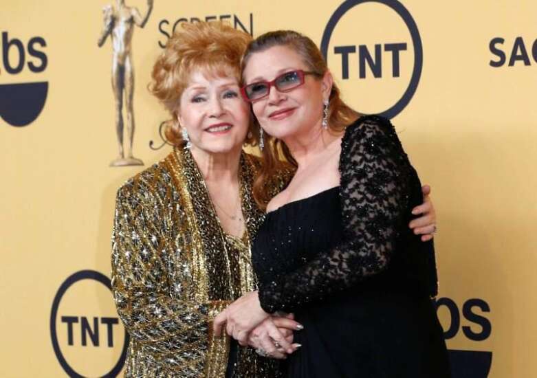 Debbie Reynolds, mother of late actress Carrie Fisher, dies at 84