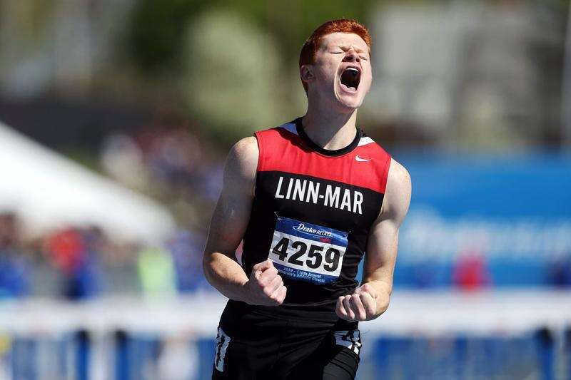 Drake Relays: The field can’t deny Linn-Mar’s Trent Davis, but the wind does