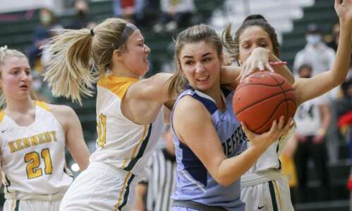 Photos: C.R. Jefferson vs. C.R. Kennedy, Iowa high school girls’ basketball