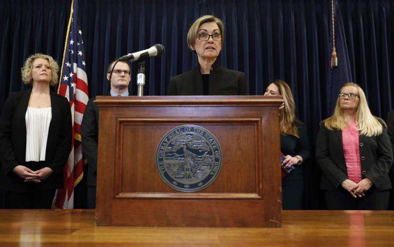 Iowa Gov. Kim Reynolds closes bars and restaurants, declaring public health disaster emergency
