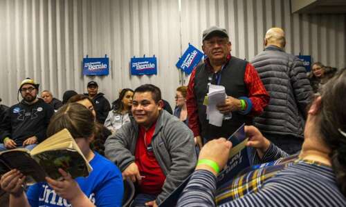 Iowa caucus photos: West Liberty Latino community backs Bernie Sanders