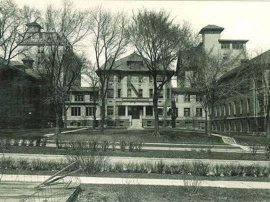 Time Machine: Not much left of University of Iowa building first known as East Hall