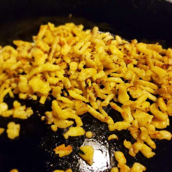 Learn how to make German spaetzle from scratch