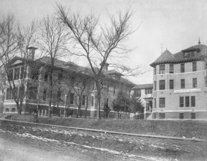 Time Machine: Not much left of University of Iowa building first known as East Hall