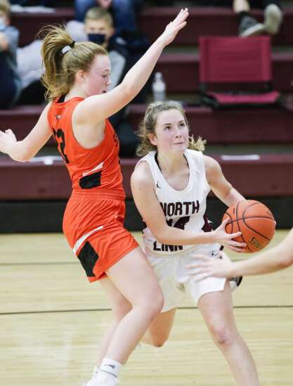 Photos: Springville vs. North Linn, Iowa high school girls' basketball