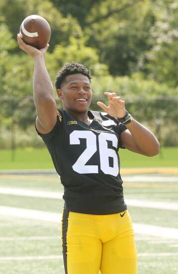 Kaevon Merriweather goes from D-I basketball recruit to competing for Iowa's starting free-safety spot
