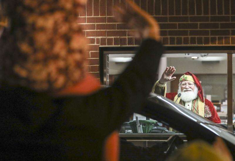 Photos: Seeing Santa safely