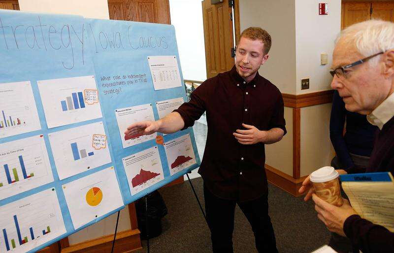 Familiar faces in frequent places: UI students study patterns in presidential visits, ads