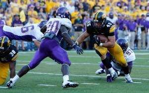 From out of nowhere, Hawkeyes find a buffalo of a fullback named Mark Weisman to ride to a victory