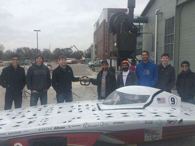 University of Iowa students raising money to build solar car with a hand from ISU