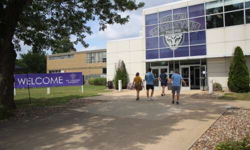 Friday was move-in day for first-year students at Iowa Wesleyan