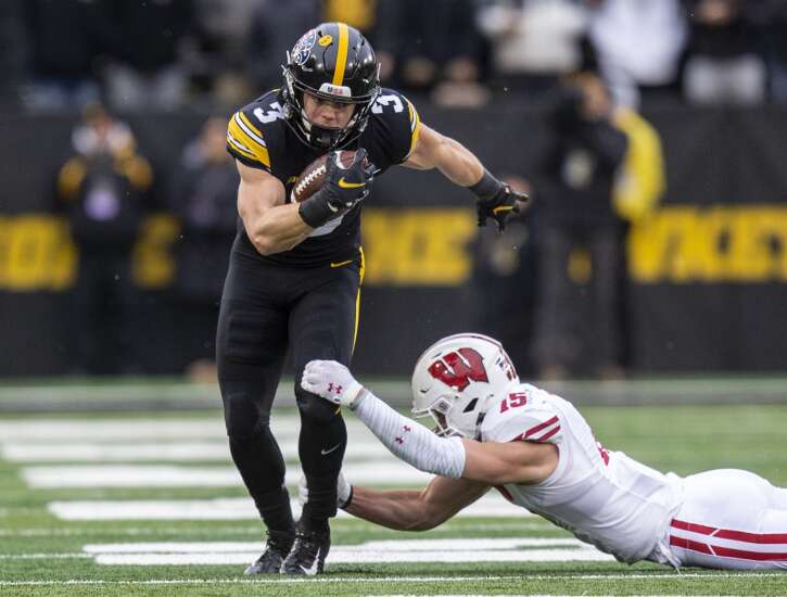 Small-town Cooper DeJean showcases athleticism with big plays for Iowa in Big Ten games