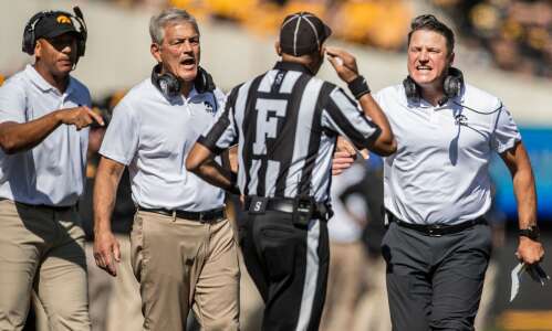 Ferentz believes officiating ‘impacted the game’ in loss to Michigan