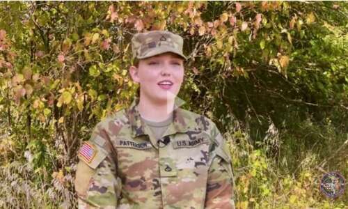 ISU student first woman enlisted infantry soldier in Iowa Guard