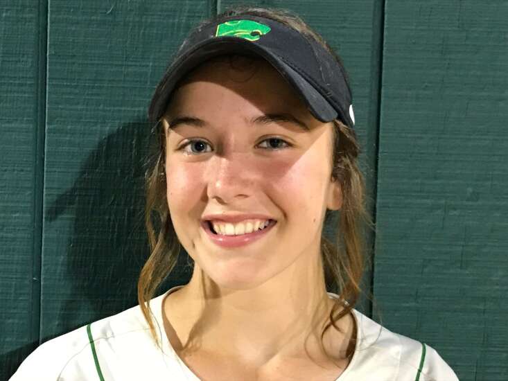 Lily Knutson’s gem keeps Cedar Rapids Kennedy in MVC Valley Division softball title hunt