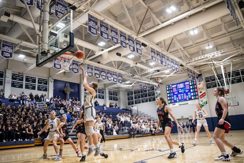 Photos: Linn-Mar at Cedar Rapids Xavier girls’ basketball