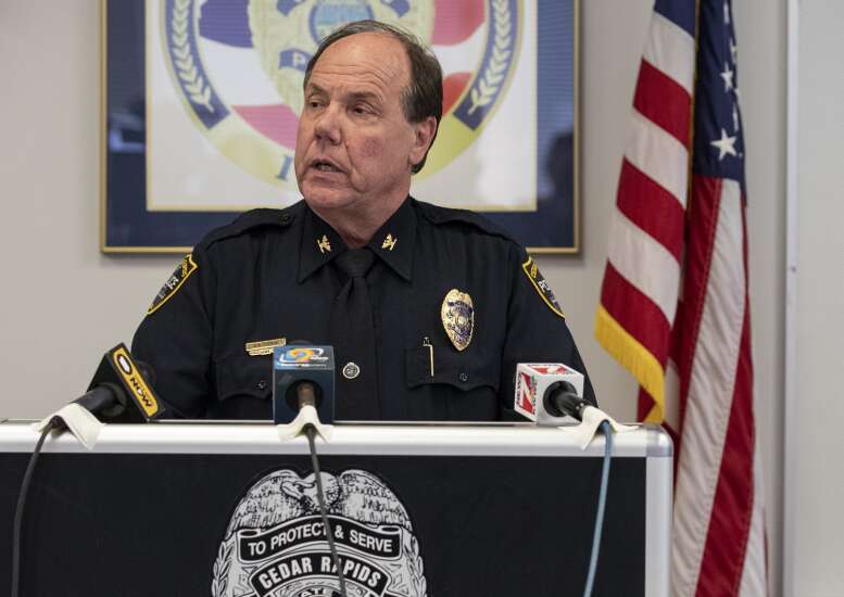 Could Cedar Rapids Police Chief Wayne Jerman serve as civilian police department head?