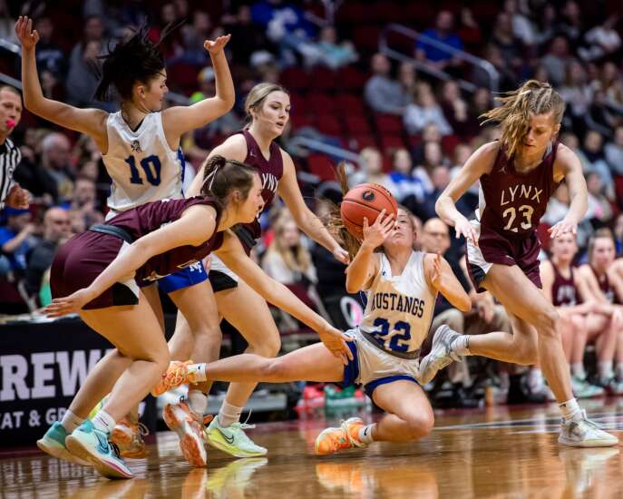 Photos: North Linn vs. Newell-Fonda in 2023 Iowa Class 1A girls’ state basketball semifinals