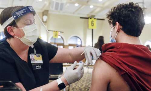 Thousands vaccinated across Iowa universities