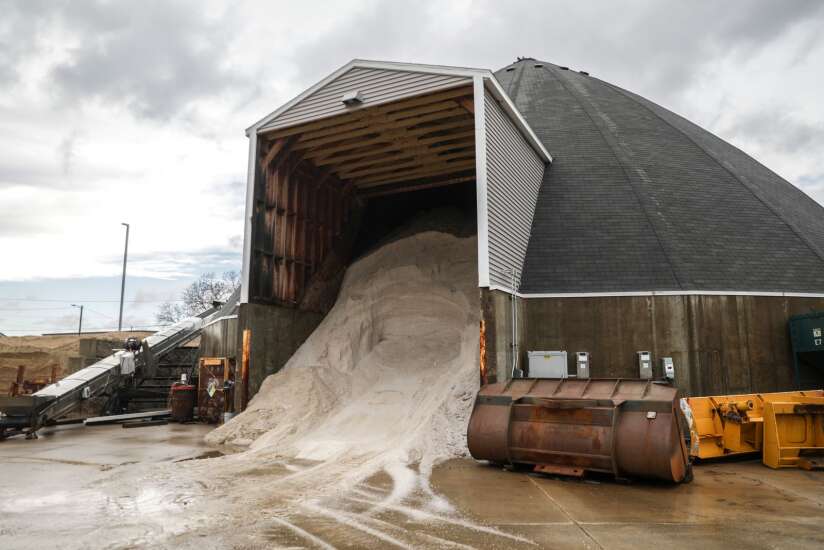 Cedar Rapids and Iowa City crews using less road salt to help environment, budgets