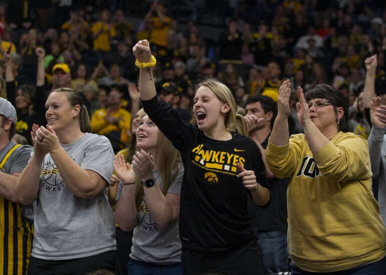 At ‘Carver North,’ this Big Ten tournament title is especially sweet for Iowa women’s basketball