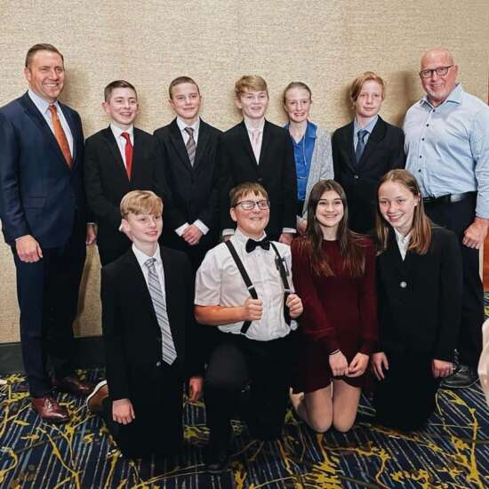 Regis Catholic School state-runners up in Iowa Middle School Mock Trial Tournament