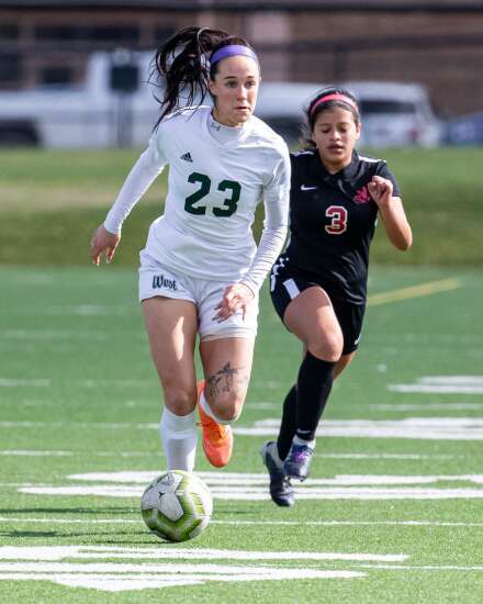 Photos: Iowa City West at Iowa City High girls’ soccer