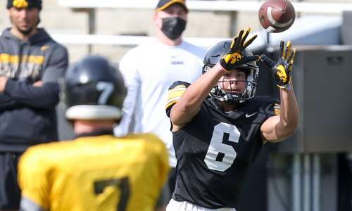 Observations from Iowa football’s open spring practice