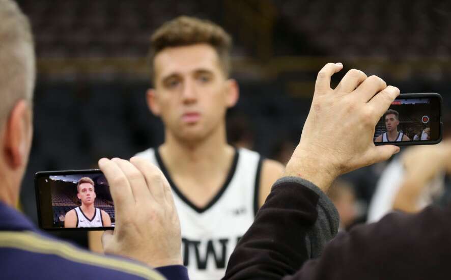 Photos: Iowa men’s basketball media day