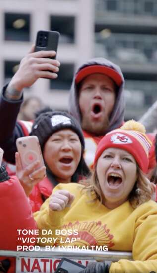 Cedar Rapids rapper’s song featured in Kansas City Chiefs Super Bowl parade video