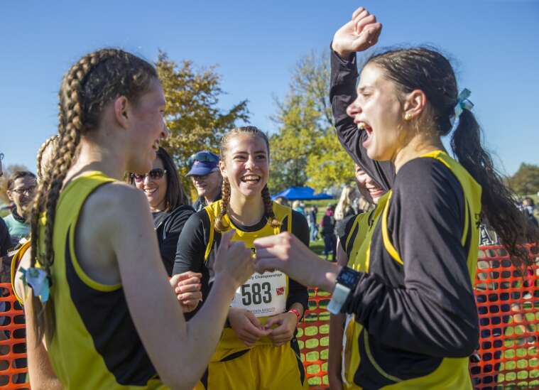 6 straight state cross country titles for the Hostetlers, 5 straight for Mid-Prairie girls