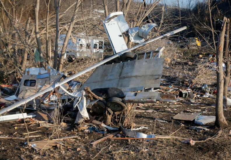 7 die as Iowa tornadoes flatten homes, damage trees and down utilities