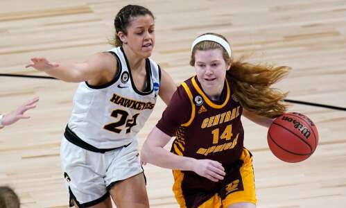 Molly Davis discusses transferring from Central Michigan to Iowa