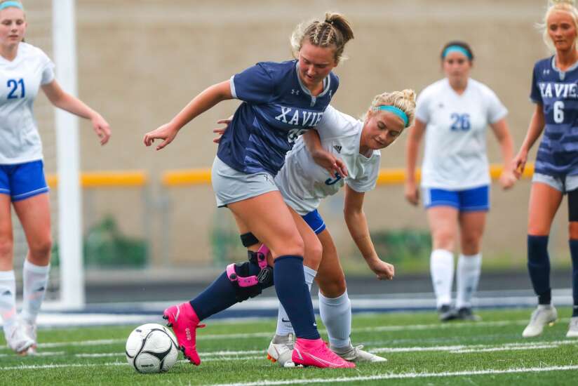 Photos: Cedar Rapids Xavier vs. Clear Creek Amana in girls’ soccer regional final