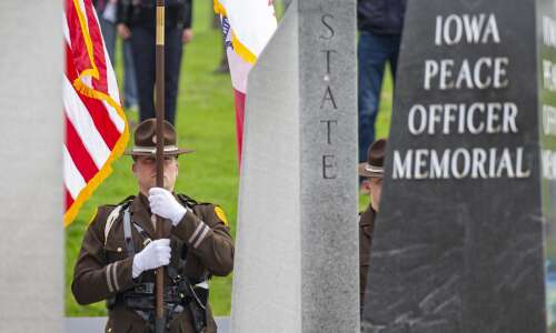 Iowa Peace Officer Memorial Ceremony