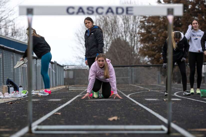 Cascade’s Devin Simon taught herself the hurdles, and taught herself well