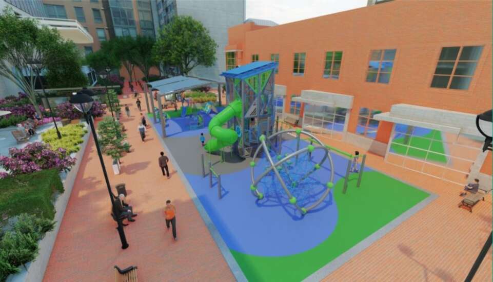 Iowa City finalizes Ped Mall playground design
