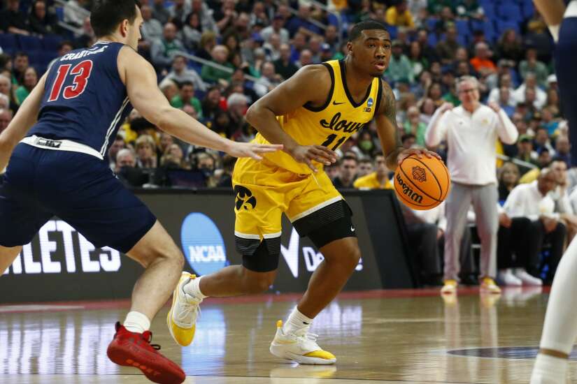 Photos: Iowa falls to Richmond in NCAA men’s basketball tournament