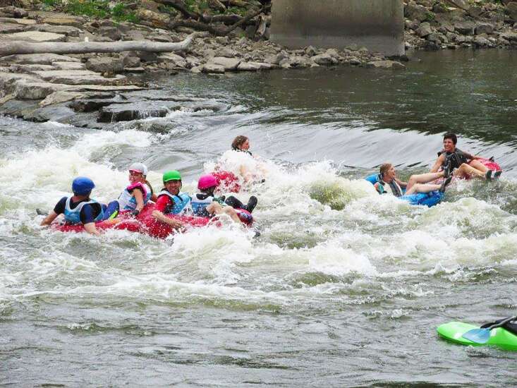 A look at Iowa’s popular whitewater courses for kayaking, tubing