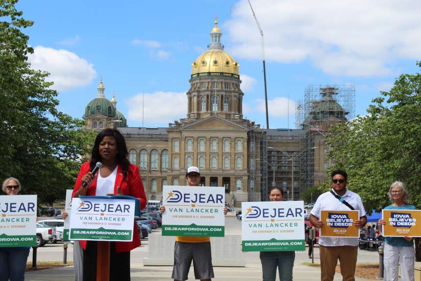 Deidre DeJear calls for 3 debates in campaign for Iowa governor